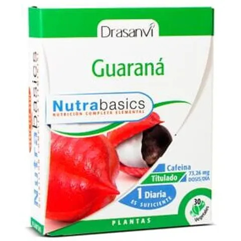 Drasanvi GUARANÁ NUTRABASICS 30 Caps – imagen 2