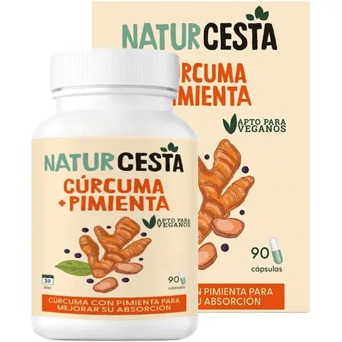 Naturcesta Cúrcuma + Pimienta 90 Caps – imagen 2