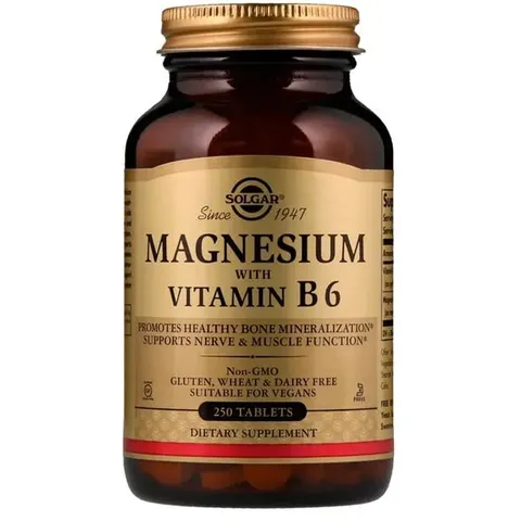 Solgar Magnesio + Vitamina B6 250 Comprimidos – imagen 4