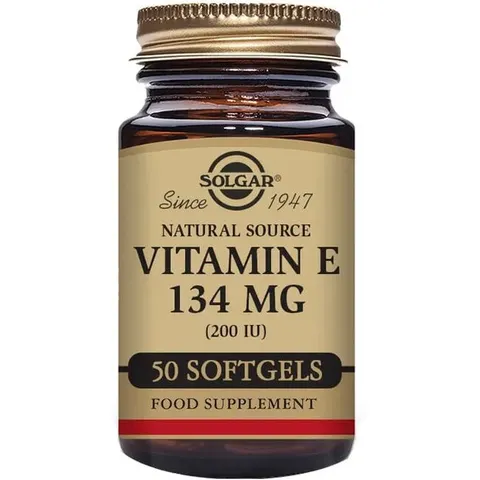 Solgar Vitamina E 200 UI 134 mg 50 comprimidos – imagen 2