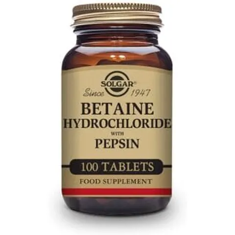 Solgar Betaina Hidroclorida 100 Comprimidos – imagen 3