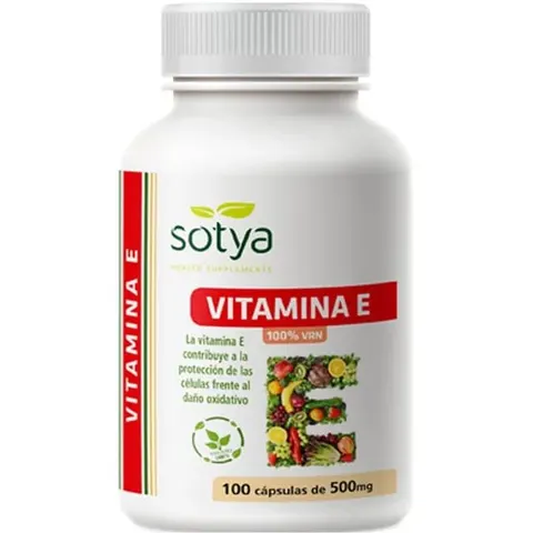Sotya Vitamina E 100% 500mg 100 cápsulas – imagen 3