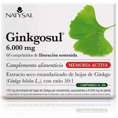 Natysal Ginkgosul 60 Capsulas – imagen 4