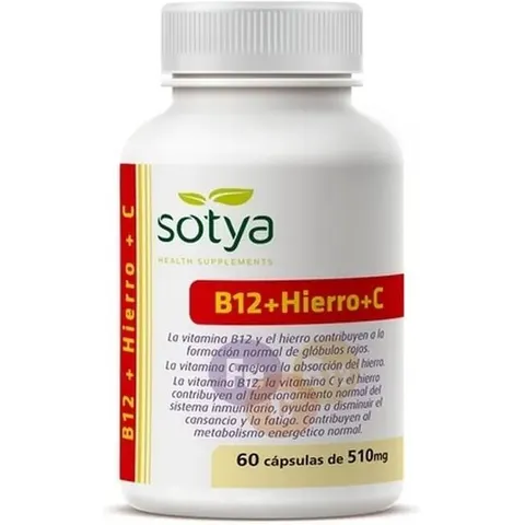 Sotya vit b12 + hierro + vit c 60cap. – imagen 3