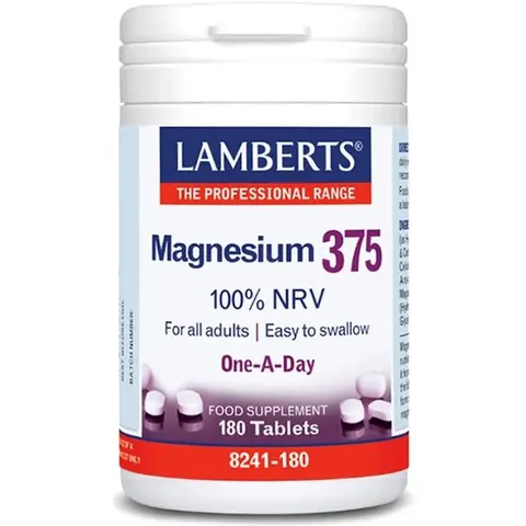 Lamberts Magnesio 375 180comp – imagen 4