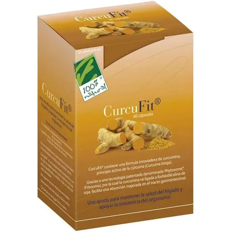 100% Natural CurcuFit 60 Cápsulas – imagen 3