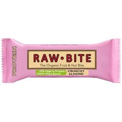Raw Bite Proteina 45g 12 Barritas Almendra – imagen 2
