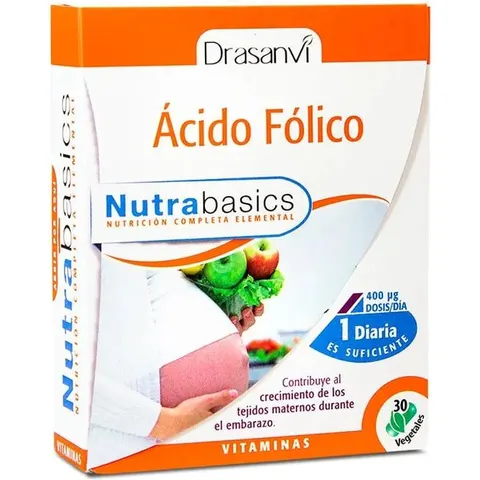 Drasanvi nutrabasics acido folico 30caps. – imagen 3