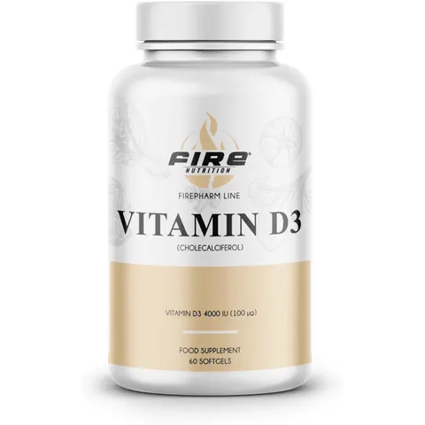 Fire Nutrition Vitamina D3 60 Perlas – imagen 2
