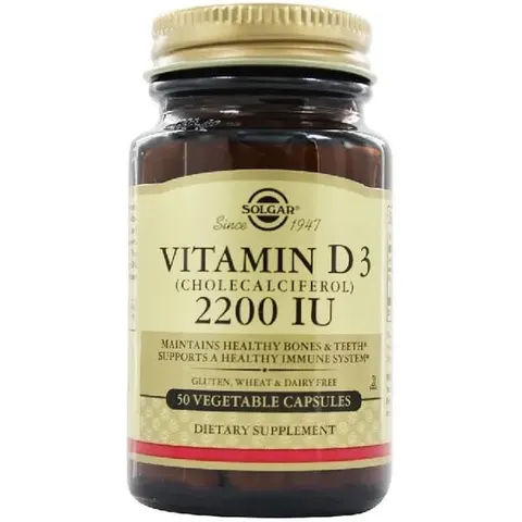 Solgar Vitamina D3 2200UI 50 VCaps – imagen 2