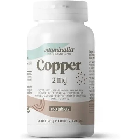 Vitaminalia Gluconato Cobre 2mg 180 Comprimidos – imagen 3
