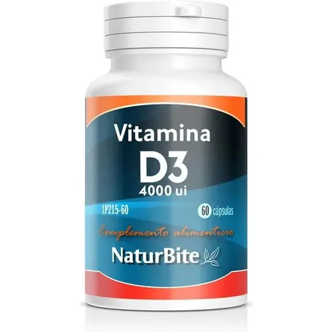 Naturbite Vitamina D3 4000 ui 60 Caps – imagen 3