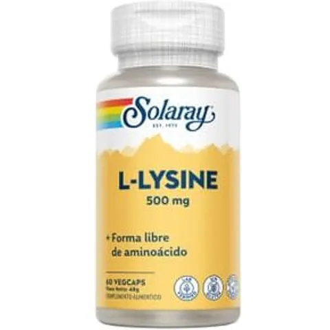 Solaray l-lysine 500mg. 60cap. – imagen 3