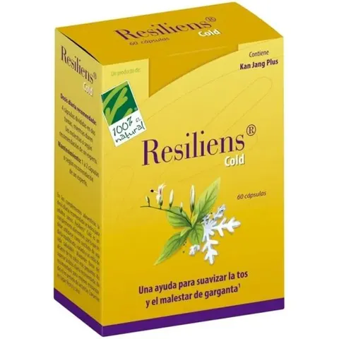 100% Natural Resiliens Cold 60 caps – imagen 3
