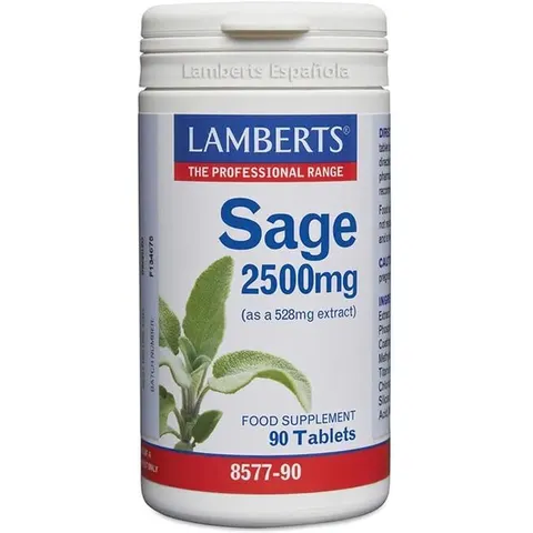 Lamberts SALVIA 2500mg 90 Tabs – imagen 4