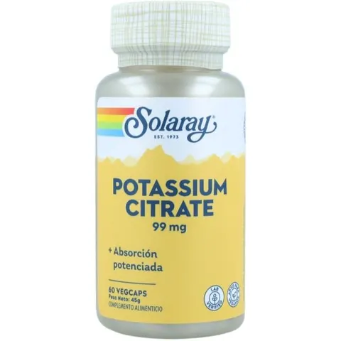 Solaray potasio citrato 99mg. 60cap. – imagen 3