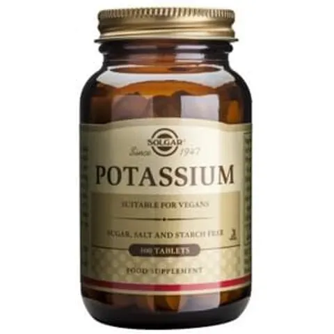 Solgar Potasio gluconato 100 Comprimidos – imagen 2