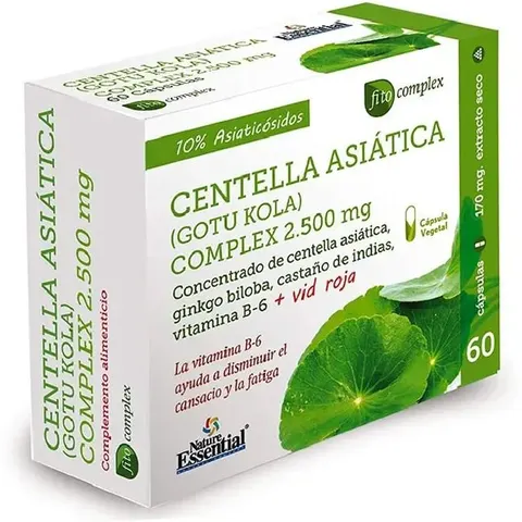 Nature Essential Centella Asiática Complex 60 Cápsulas – imagen 2