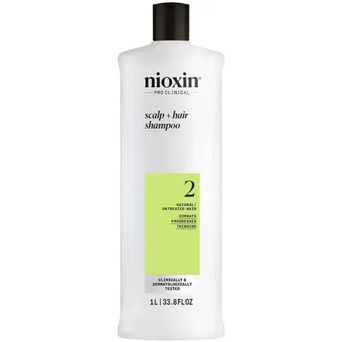 Nioxin Scalp-Hair Progresed Thinning Champú (2) 300 ml – imagen 4