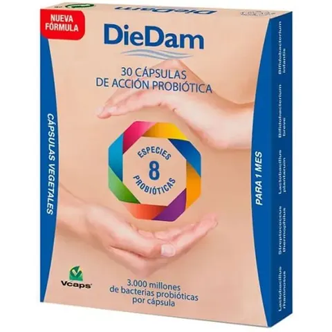 DieDam Probiótico 30 cápsulas – imagen 2