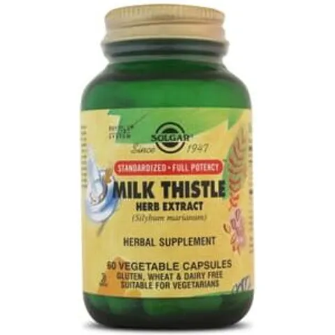 Solgar MILK THISTLE HERB EXTRACT 60 VCaps – imagen 3