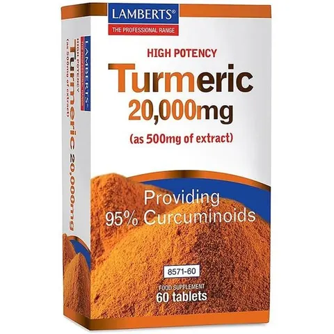 Lamberts TURMERIC 20.000 MG 60 Tabs – imagen 4