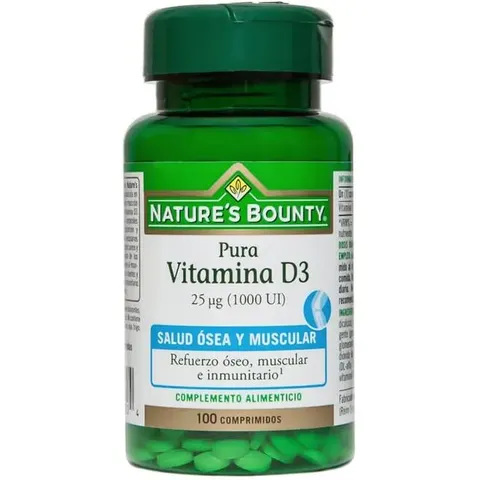 Nature's Bounty Vitamina D3 1000 Ui 100 comprimidos – imagen 2