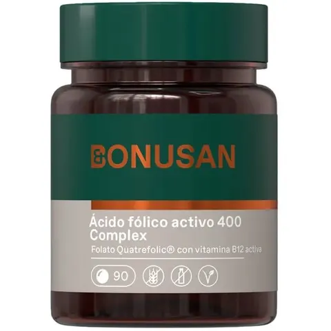 Bonusan Ácido Fólico Activo Plus 90 comp – imagen 2