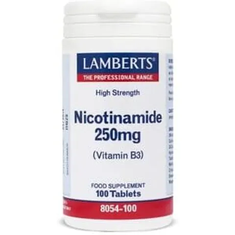 Lamberts nicotinamida 250 mg. 100 comp. – imagen 4