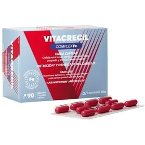 Vitacrecil Complex Fe Caída Capilar 90 Cápsulas – imagen 3
