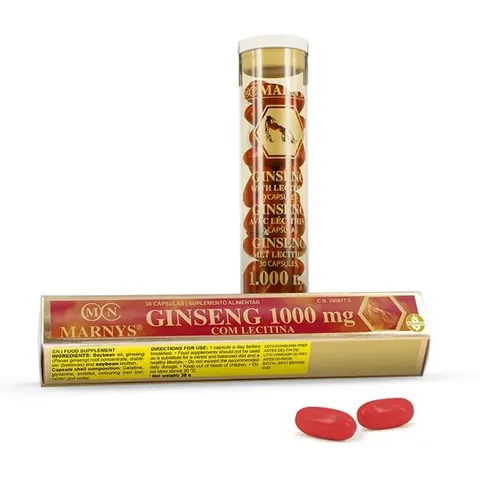 Marnys ginseng con lecitina 30perlas – imagen 2