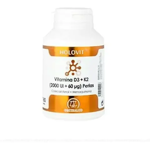 Equisalud Holovit Vitamina D3 2000Ui+K2 180 Perlas – imagen 4