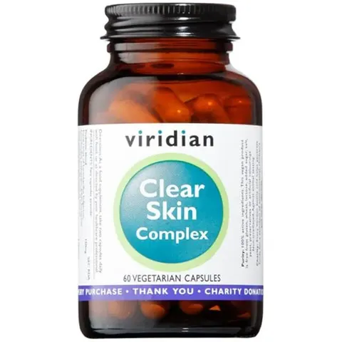Viridian Clear Skin Complex 60 Cápsulas – imagen 3