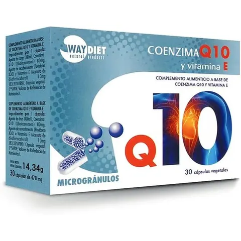 Waydiet Co Q10 + Vitamina E 30 Cápsulas – imagen 3