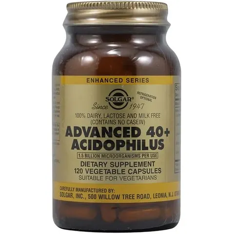 Solgar Advanced 40+ Acidophilus 120 Vcaps – imagen 3