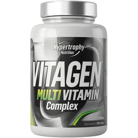 Hypertrophy Nutrition Vitagen Multivitamin Complex 100 Cápsulas – imagen 2