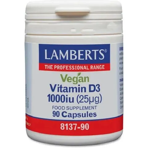 Lamberts VEGAN VITAMINA D3 90 Caps – imagen 4