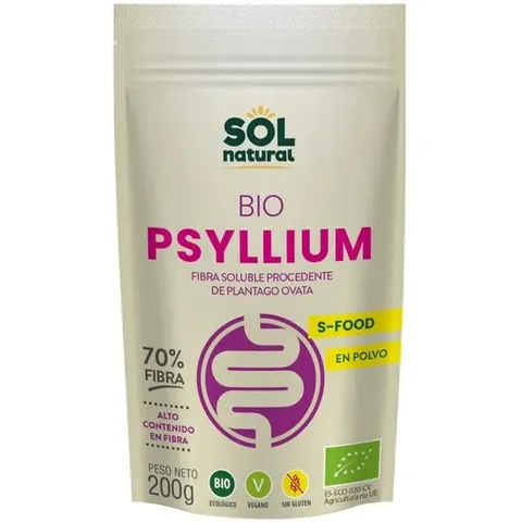 Sol Natural Psyllium Ecológico 200g – imagen 2