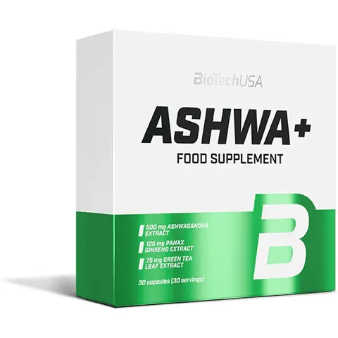Biotech USA Ashwa+ 30 Caps – imagen 2
