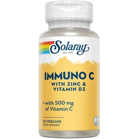 Solaray immuno c +d3+zn 30vcap. – imagen 3