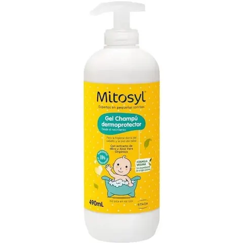 Mitosyl Gel Champú Dermoprotector 490ml – imagen 3