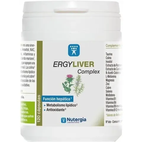 NUTERGIA Ergyliver Complex 120caps – imagen 3