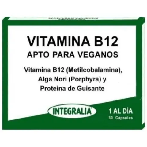 Integralia Vitamina B12 30 Cápsulas – imagen 3