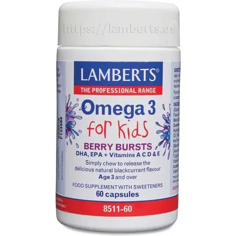 Lamberts omega 3 nios 60 cap. – imagen 3