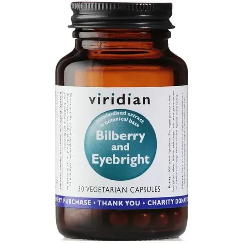 Viridian Arándano y Eufrasia 30 Cápsulas – imagen 4
