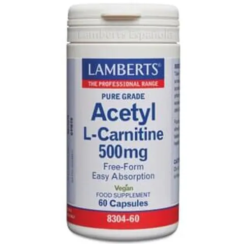 Lamberts l acetil carnitina 60cap. – imagen 3