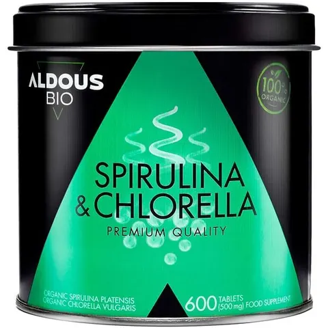 Aldous Bio Espirulina y Chlorella 600 comp – imagen 3