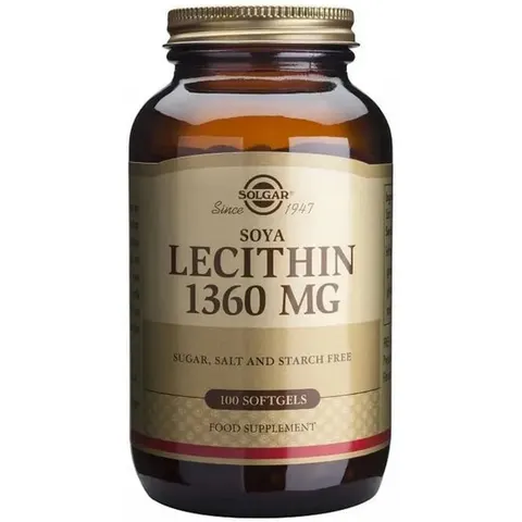 Solgar Lecitina 1360mg 100 Perlas – imagen 4