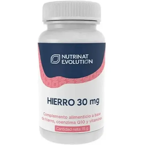 Nutrinat evolution hierro 30mg. 30cap. – imagen 3