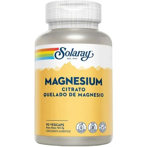 Solaray MAGNESIO 90 Cápsulas Vegetales – imagen 2